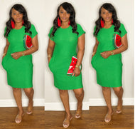 Apple Green Dress